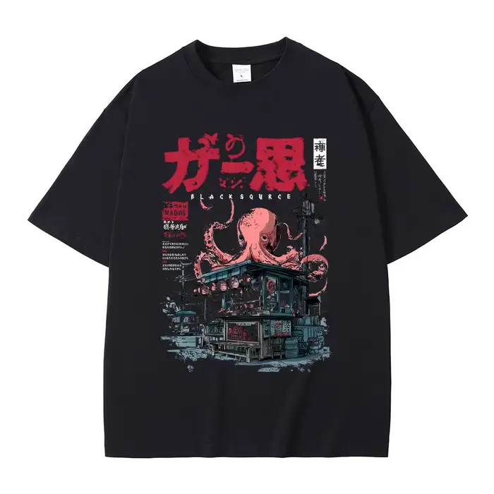 T-shirt japonais Takoyaki Funny Meme pour hommes et femmes, style humoristique décontracté, T-shirt 