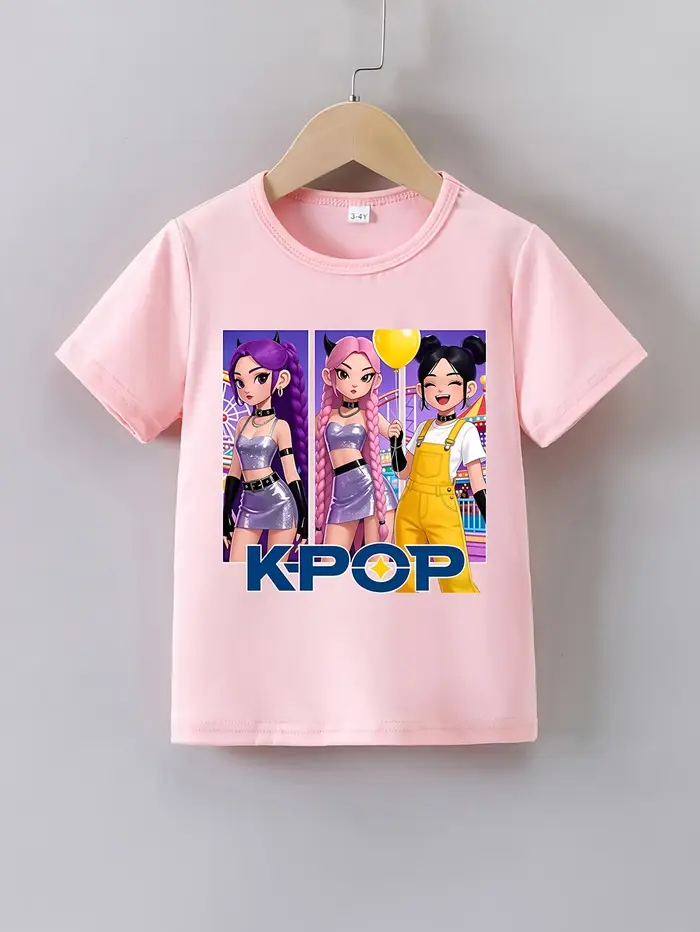 T-shirt Kpop pour filles 2026