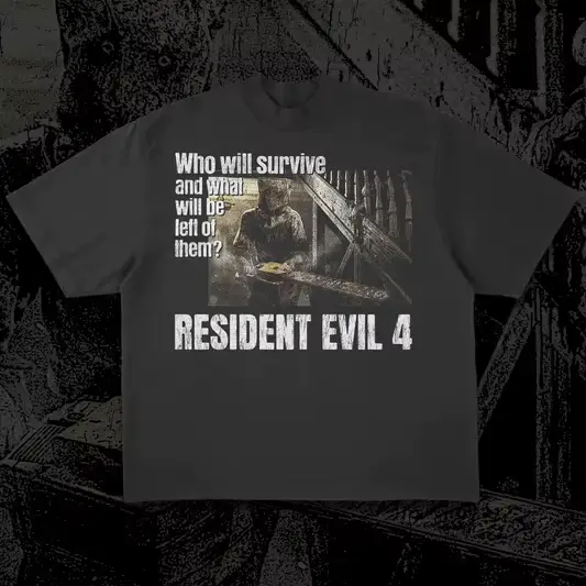 T-shirt Resident Evil Biohazard 3 en coton à manches courtes