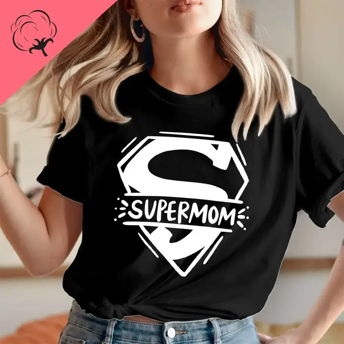 T-shirt Fête des Mères Super Maman Super-héroïne