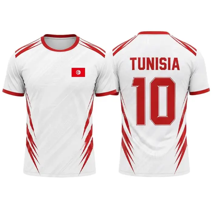 Maillot de football de l'équipe nationale de Tunisie pour hommes