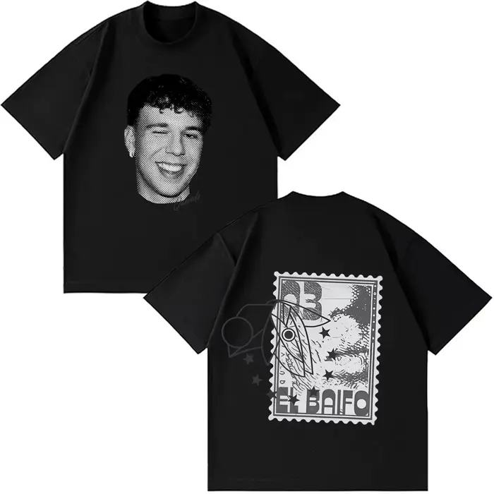 Soldes d'été : T-shirt graphique QUEVEDO EL BAIFO Album 2026 Tour pour Hommes et Femmes