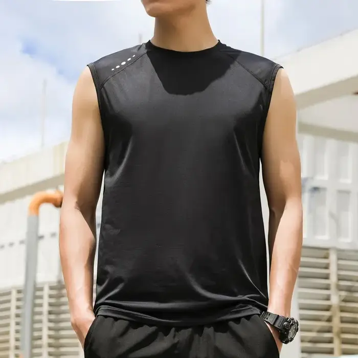 Débardeur basique pour hommes, grande taille 7xl 8xl 9xl, été, solide, noir, blanc, t-shirt sans man