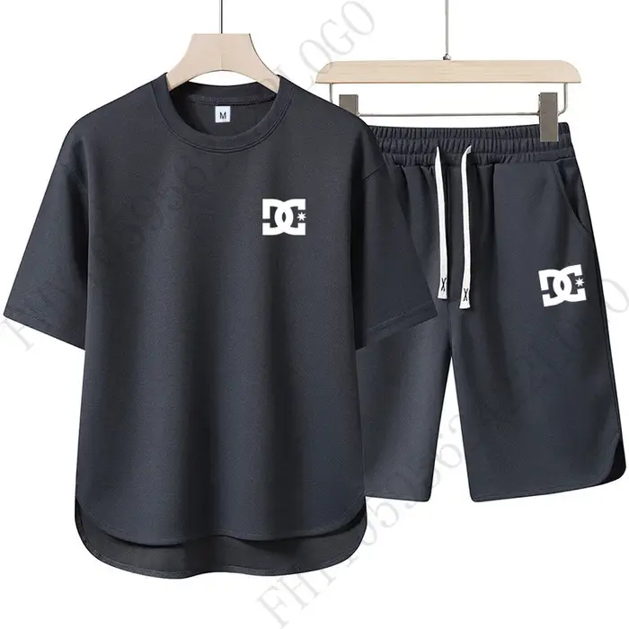 Ensemble de shorts à manches courtes pour hommes