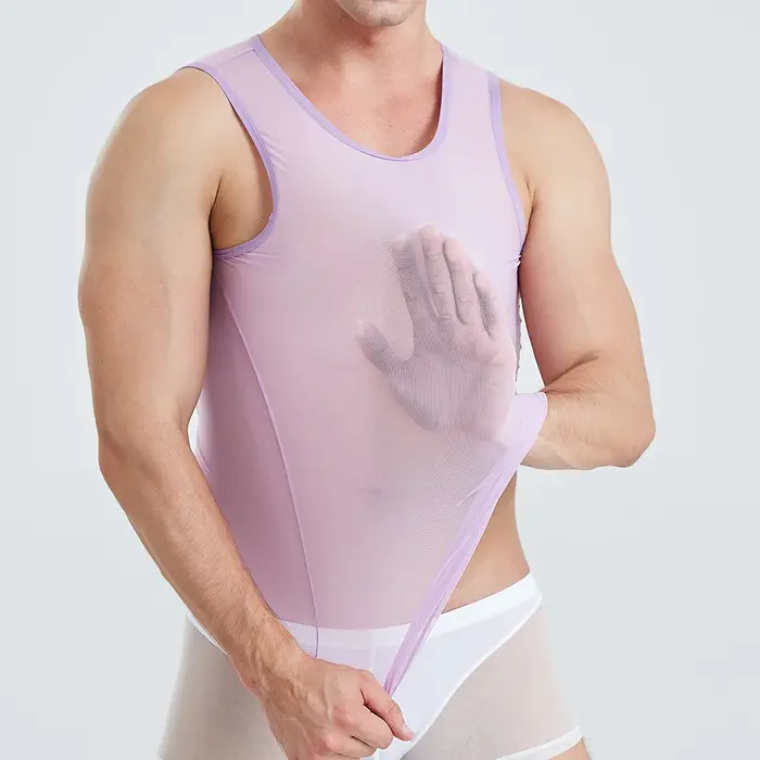 Débardeurs pour hommes en maille respirante