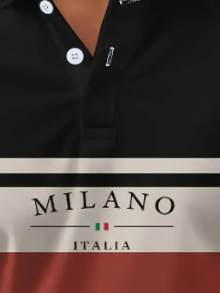 La nouvelle chemise POLO à manches longues pour hommes pour le printemps et l'automne 2025