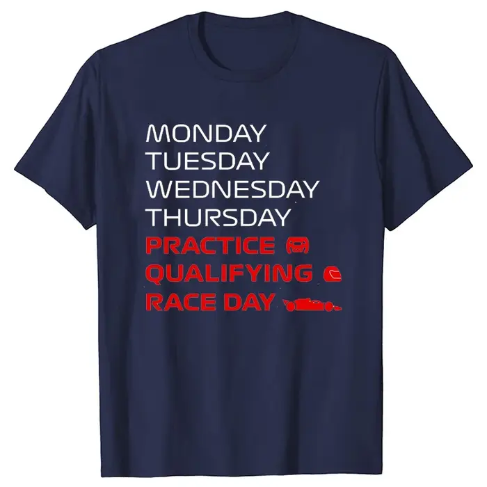 Race Week T-Shirt pour hommes femmes vêtements pratique