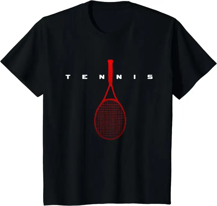 T-shirt de raquette de tennis cool pour hommes