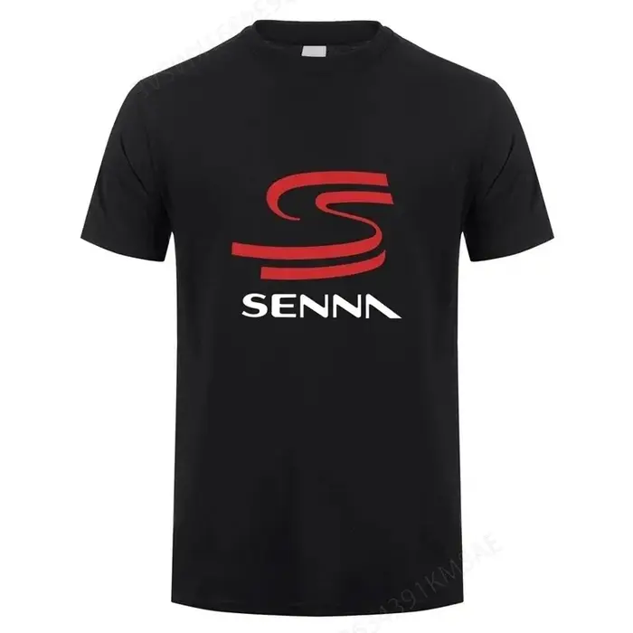 Nouveau héros Ayrton Senna t-shirt hommes à manches courtes coton T-shirts drôle Cool homme