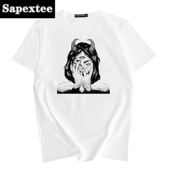 T-shirt femme rétro chemise végétarienne
