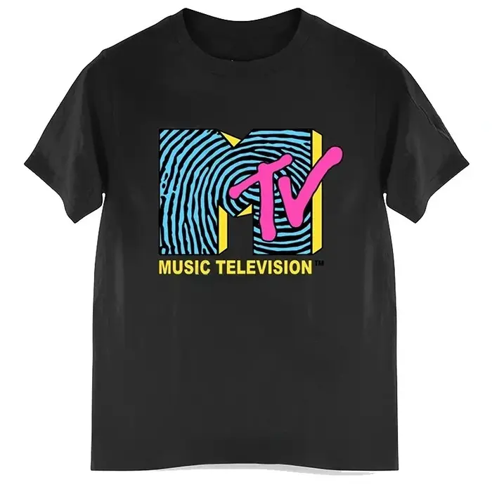 T-shirt Rétro Homme Vintage Rock Hip Hop TV