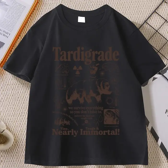 T-shirt Tardigrade pour Hommes et Femmes, Ours d'Eau, Biologie, Cadeau pour Professeur de Sciences, 