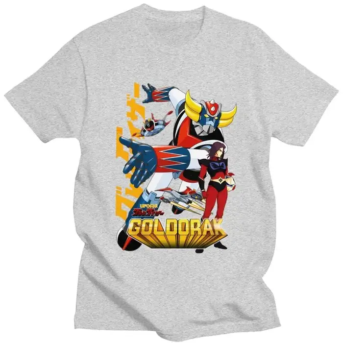 Personnalisé classique Goldrake UFO Robot Grendizer t-shirts hommes Goldorak Anime T-shirt Streetwear