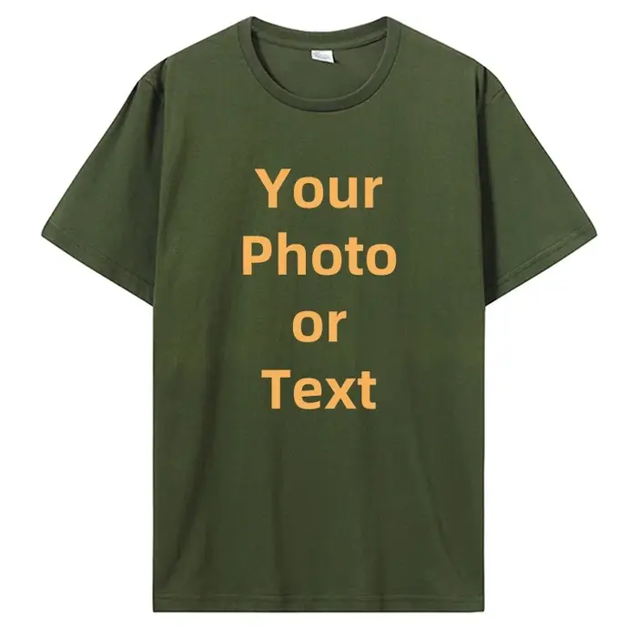 T-shirt personnalisé T-shirt personnalisé T-shirt personnalisé bricolage imprimer votre photo marque