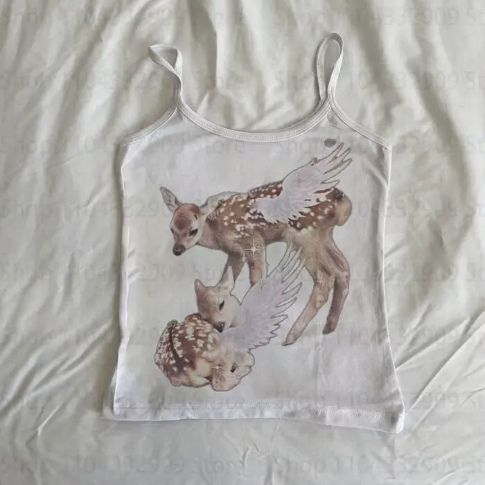 Haut sexy pour femmes, vêtements vintage, vêtements gothiques, style Shoujo Girl, crop tops, débarde
