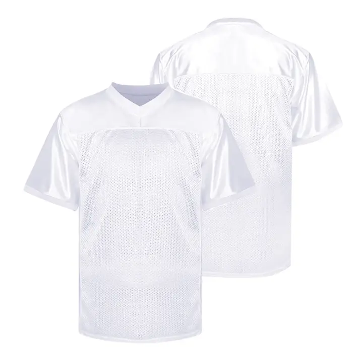Hommes mode Simple sport t-shirt Hip Hop fête blanc Football haut taille haute t-shirts
