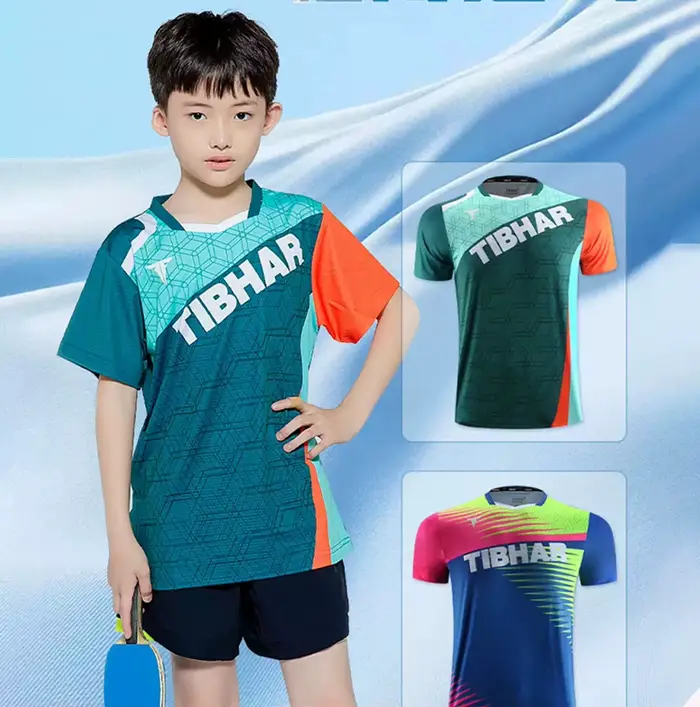 Tibhar 2026 T-shirt de tennis de table pour hommes et femmes