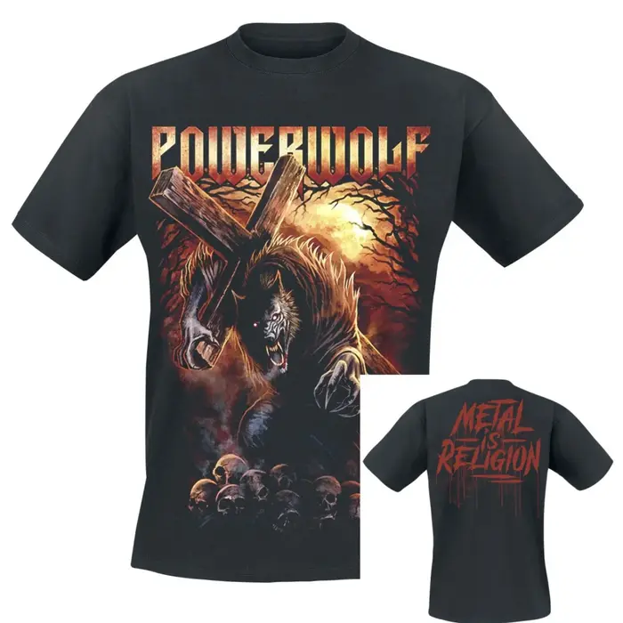 T-Shirt Via Dolorosa Powerwolf pour hommes et femmes