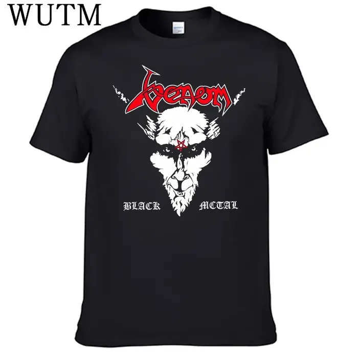 T-shirt Band Venom pour hommes, 100% coton