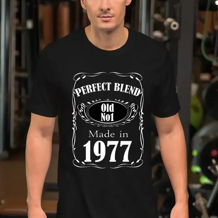 Cadeau de fête T-shirt coton décontracté hommes