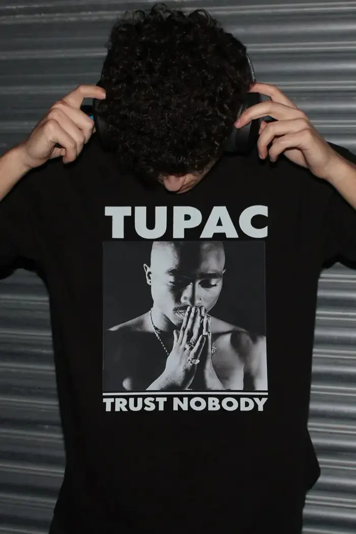 T-shirt 2pac tendance 2026 pour homme et femme