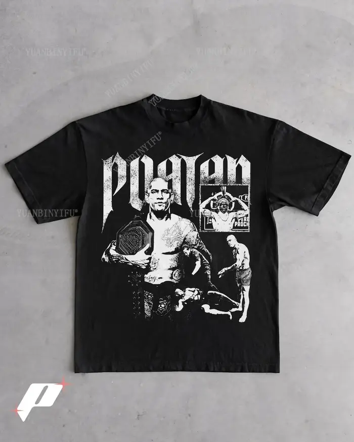 Alex Pereira T-Shirt Streetwear Bootleg Fighter Tee Fighting coton Vintage col rond Streetwear Tees 