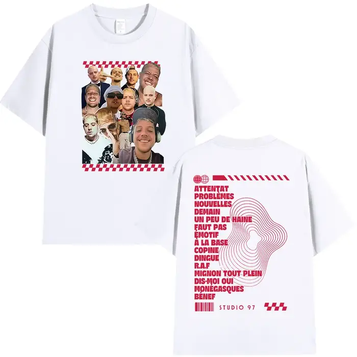 Rappeur Plk Portrait graphique T-shirt hommes femmes vêtements mode Hip Hop T-shirts décontracté coton manches courtes