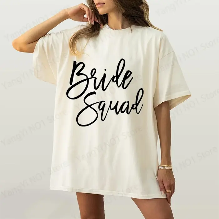 T-shirt de mariage pour la mariée et les demoiselles d'honneur