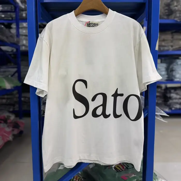 Nouveau T-shirt Satoshi Nakamoto 26SS pour homme