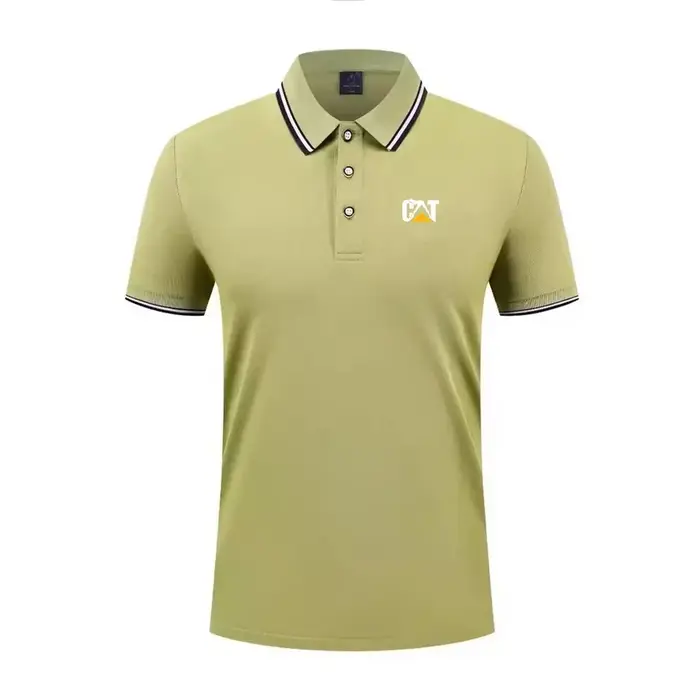 Nouveau Polo Homme 2026 Couleur Unie Manches Courtes Boutonné Col Revers Léger Streetwear Sport Décontracté