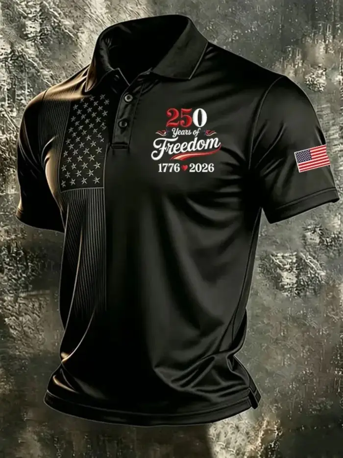 Polo Homme USA 250e Anniversaire Manches Courtes – Chemises