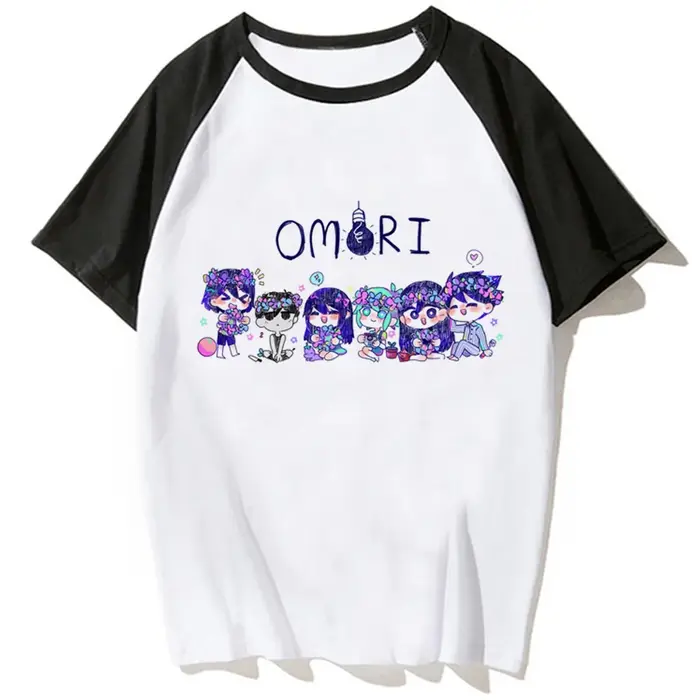Omori t-shirts femmes japonais été t-shirt fille bande dessinée vêtements