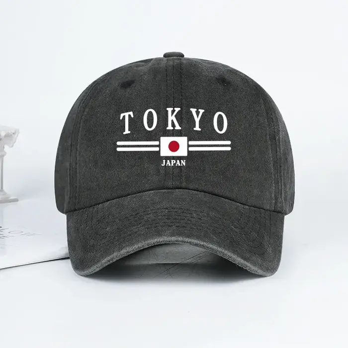 Casquette de baseball imprimée « TOKYO JAPAN »