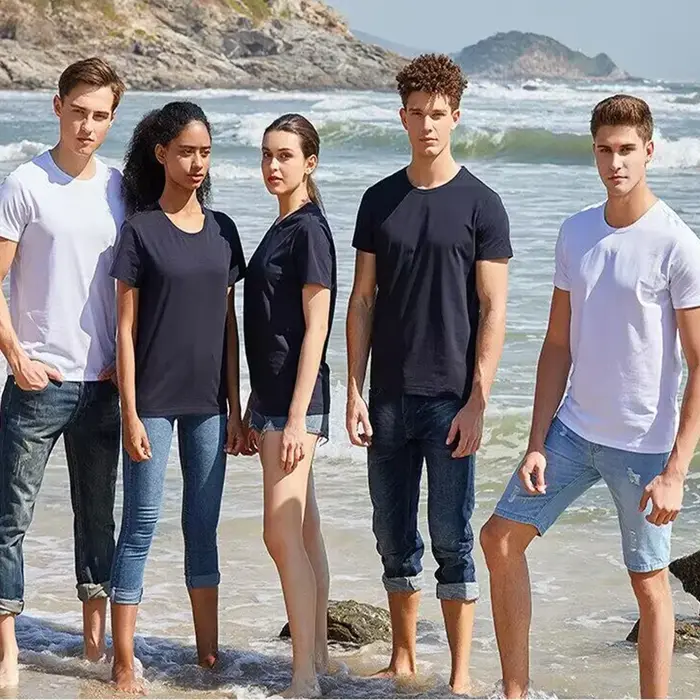 T-shirt en coton pur imprimé gratuit