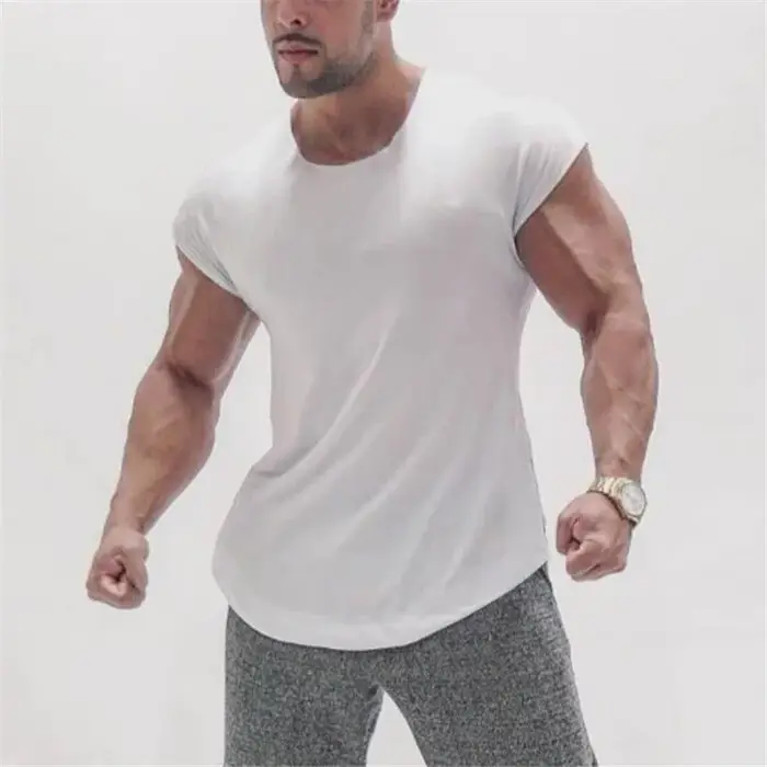 Silod-Débardeur moulant pour homme, nouvelle marque de vêtements de fitness, chemise de gymnastique,