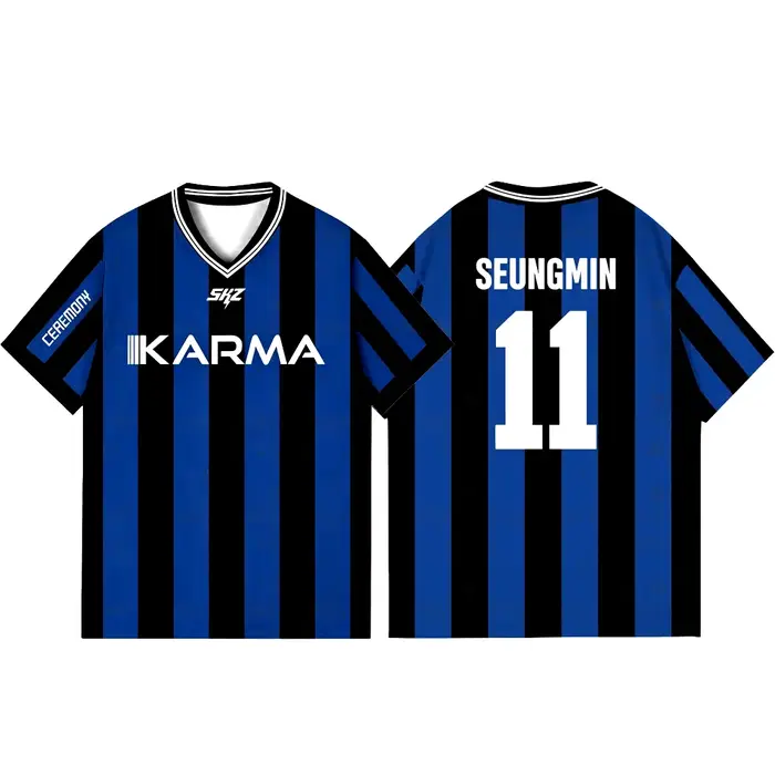 T-shirt Streetwear Ample à Manches Courtes pour Fans de l'Album KPOP Stay KARMA 2026 – FELIX