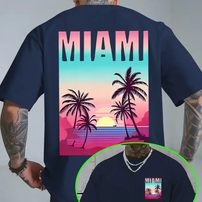 T-shirt pour homme en coton 100% pur respirant