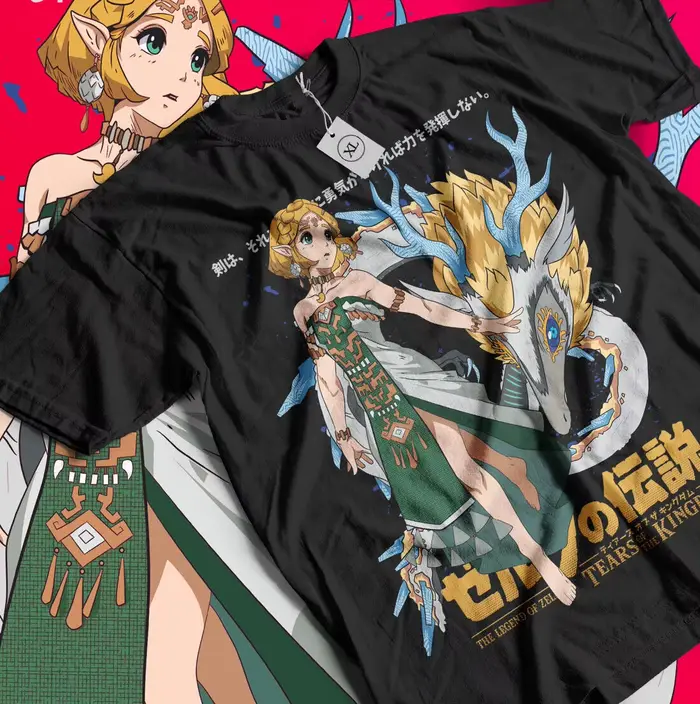 T-shirt imprimé graphique The Legend of Link to the Past, chemise noire, toutes tailles