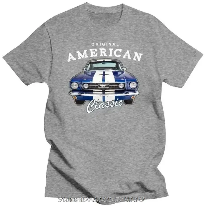 T-shirt Mustang Muscle Car pour hommes