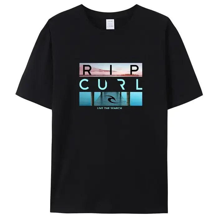 T-shirt Rip Livethe Search Beauty Curl pour hommes