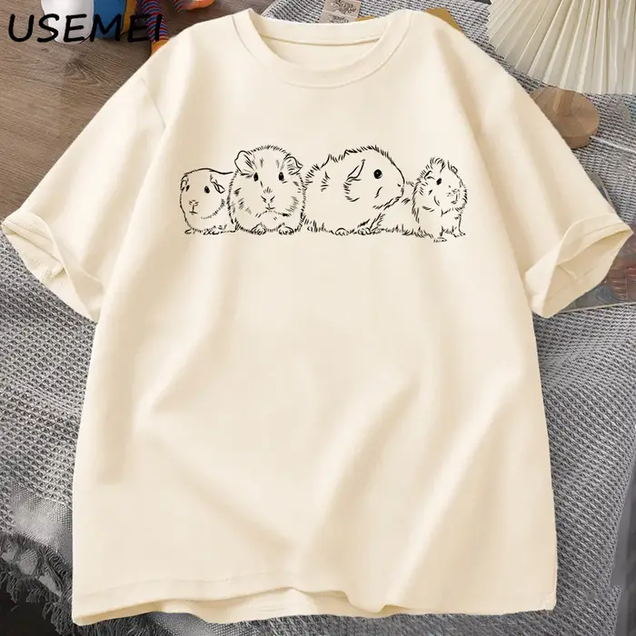 Cochon d'Inde T-Shirt homme à manches courtes coton