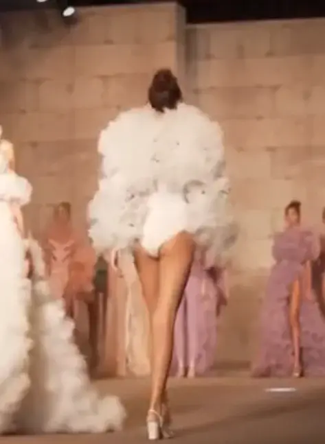 Haut de soirée en tulle à manches longues pour femmes
