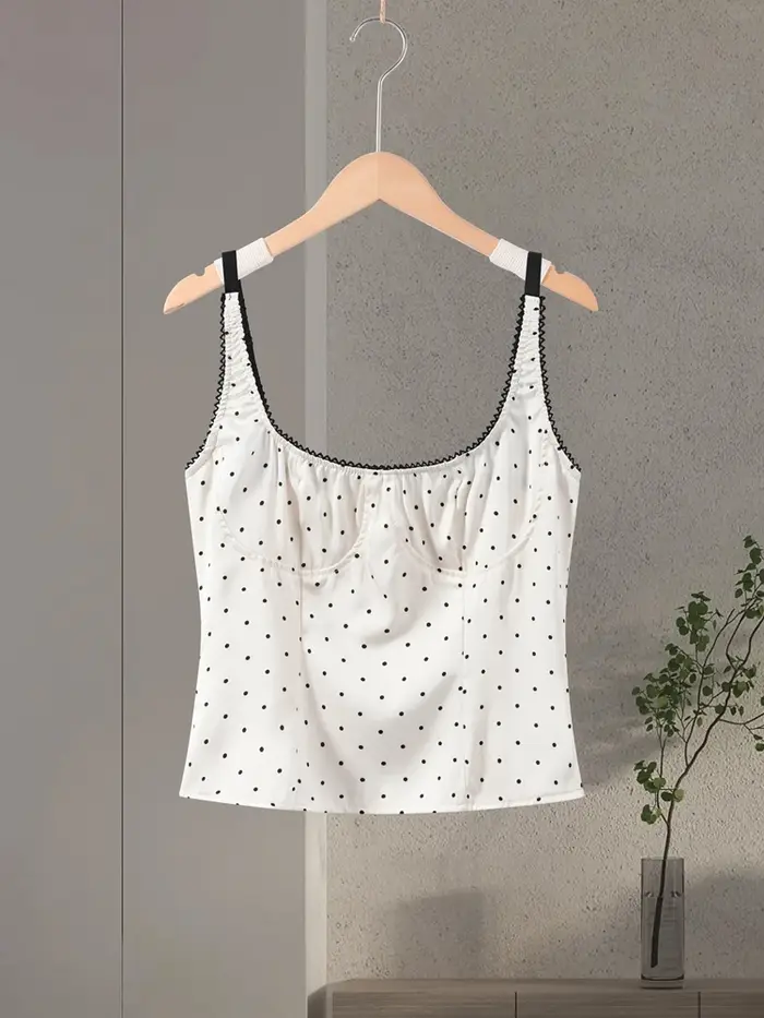 Hauts sexy à pois pour femmes