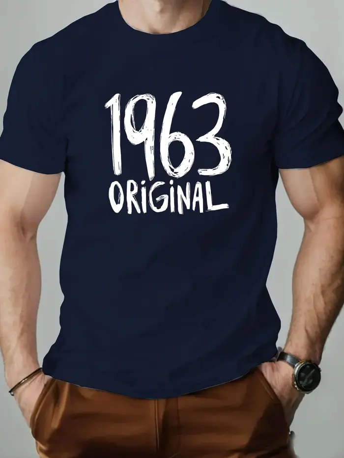 T-shirt homme Vintage Fun 1963 ORIGINAL coton