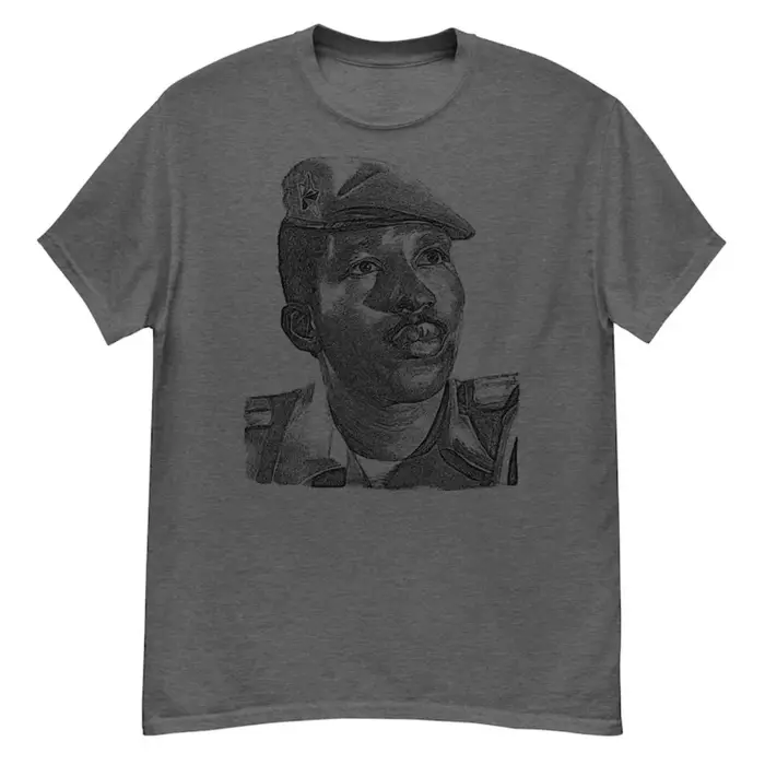 Thomas Sankara Silhouette socialiste Anti-impéricialiste pan-africain T-Shirt été respirant Camisetas nostalgie