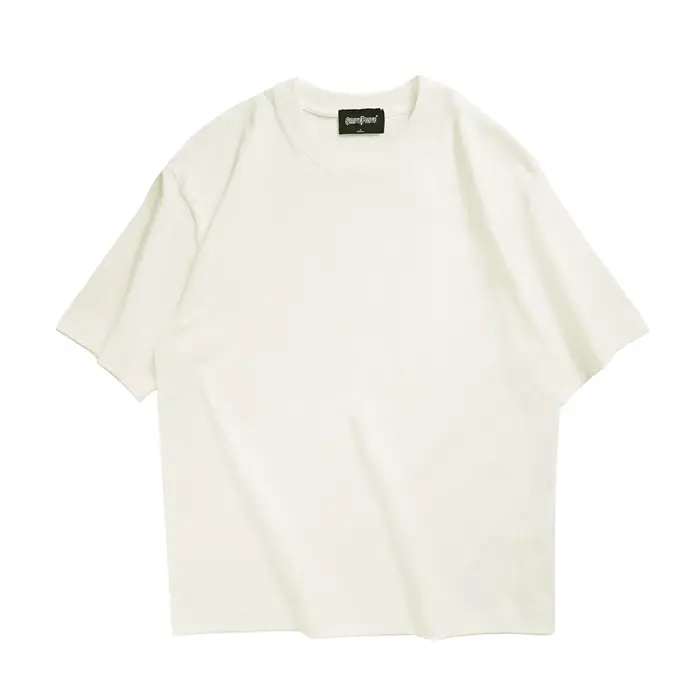 WAVLATII-T-shirt Respiré pour Homme et Femme, Streetwear Décontracté, Blanc, Noir, Basique, Été, Y-f