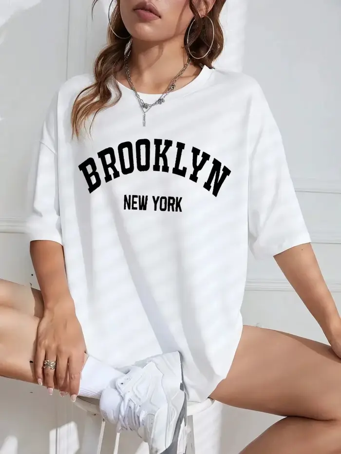 T-shirt pour femme, vêtements de rue décontractés