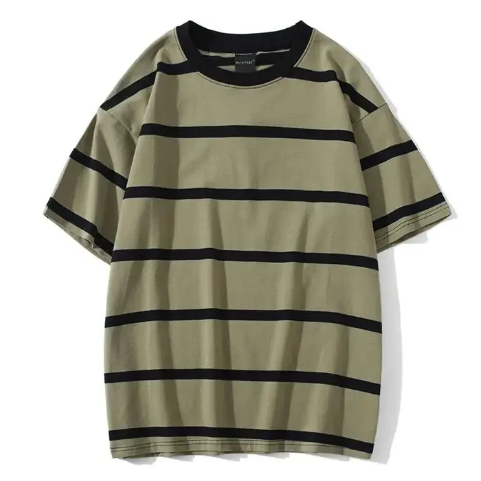 Mew hommes t-shirt couleur bloc impression 3 couleurs en option t-shirts Simple haute rue basique tout Match Cargo hauts