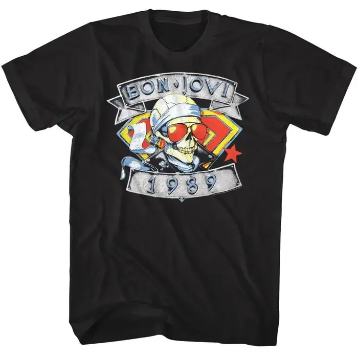 Bande de Rock en métal lourd Bon Jovi Keep The Faith USA Tour 1993 Album Concert Merch décontracté ample Punk
