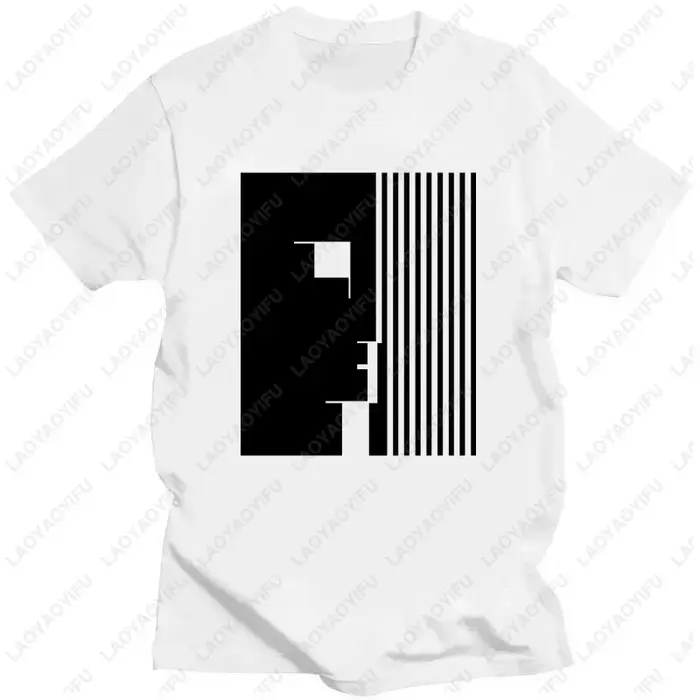 Hommes t-shirts Bauhaus Post Punk Goth Rock col rond graphique
